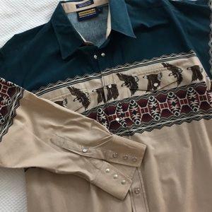 Panhandle Slim Western Shirt L